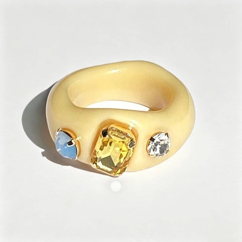 Chunky Gem Ring