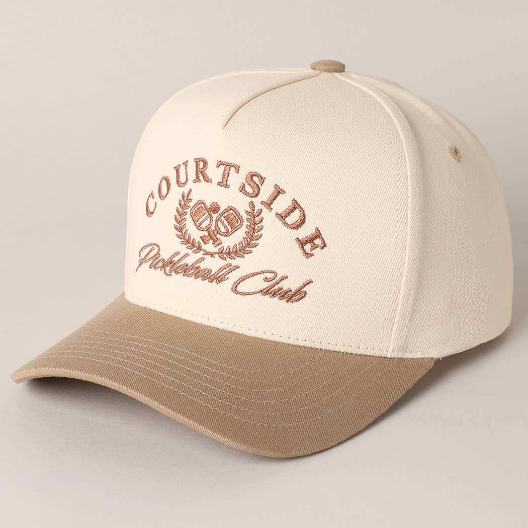 Courtside Pickleball Club Two Tone Trucker Hat