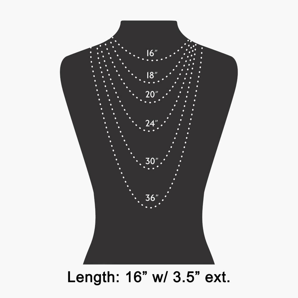 Marble Acrylic Beaded Necklace