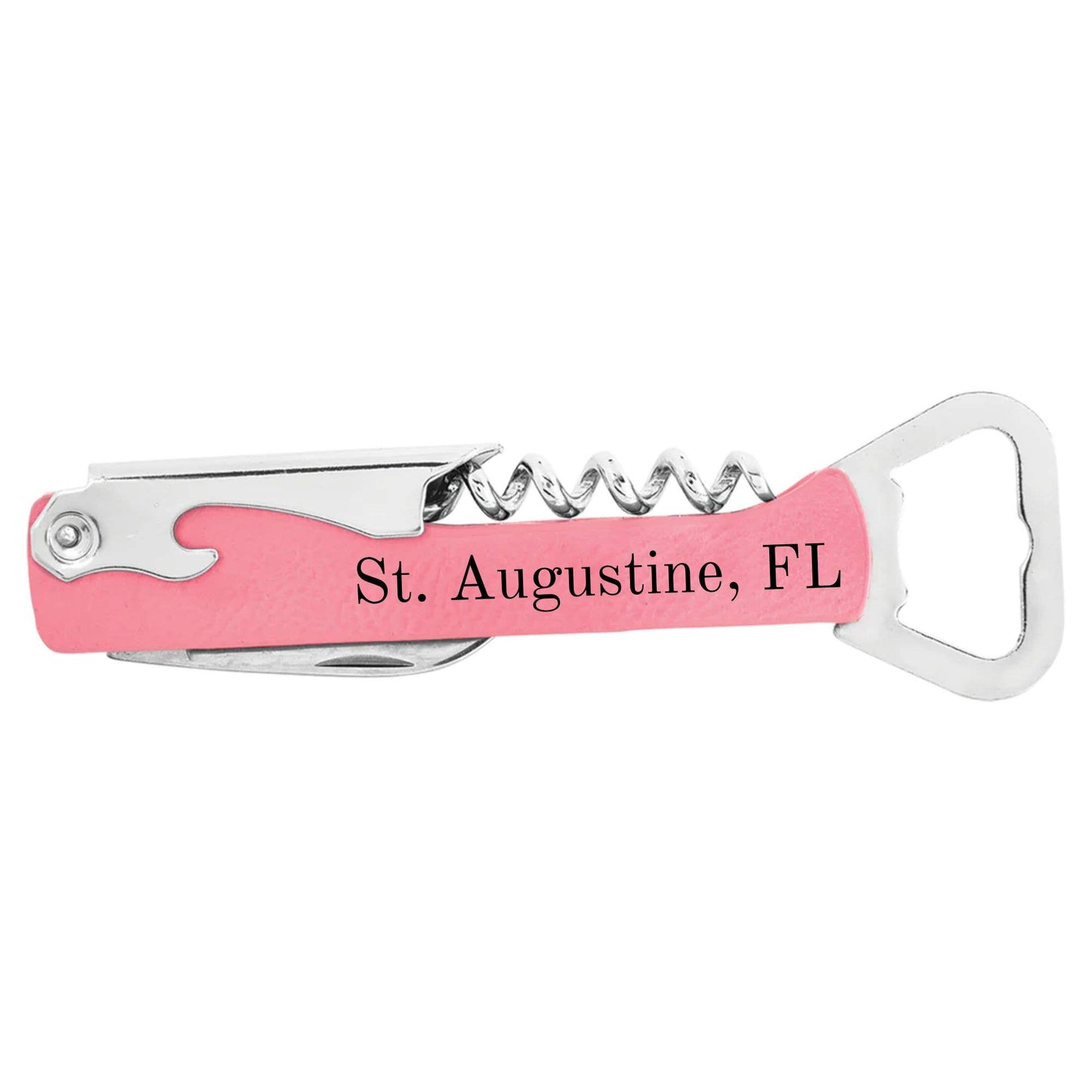 Charleston, SC Custom Engraved Bottle Opener & Corkscrew