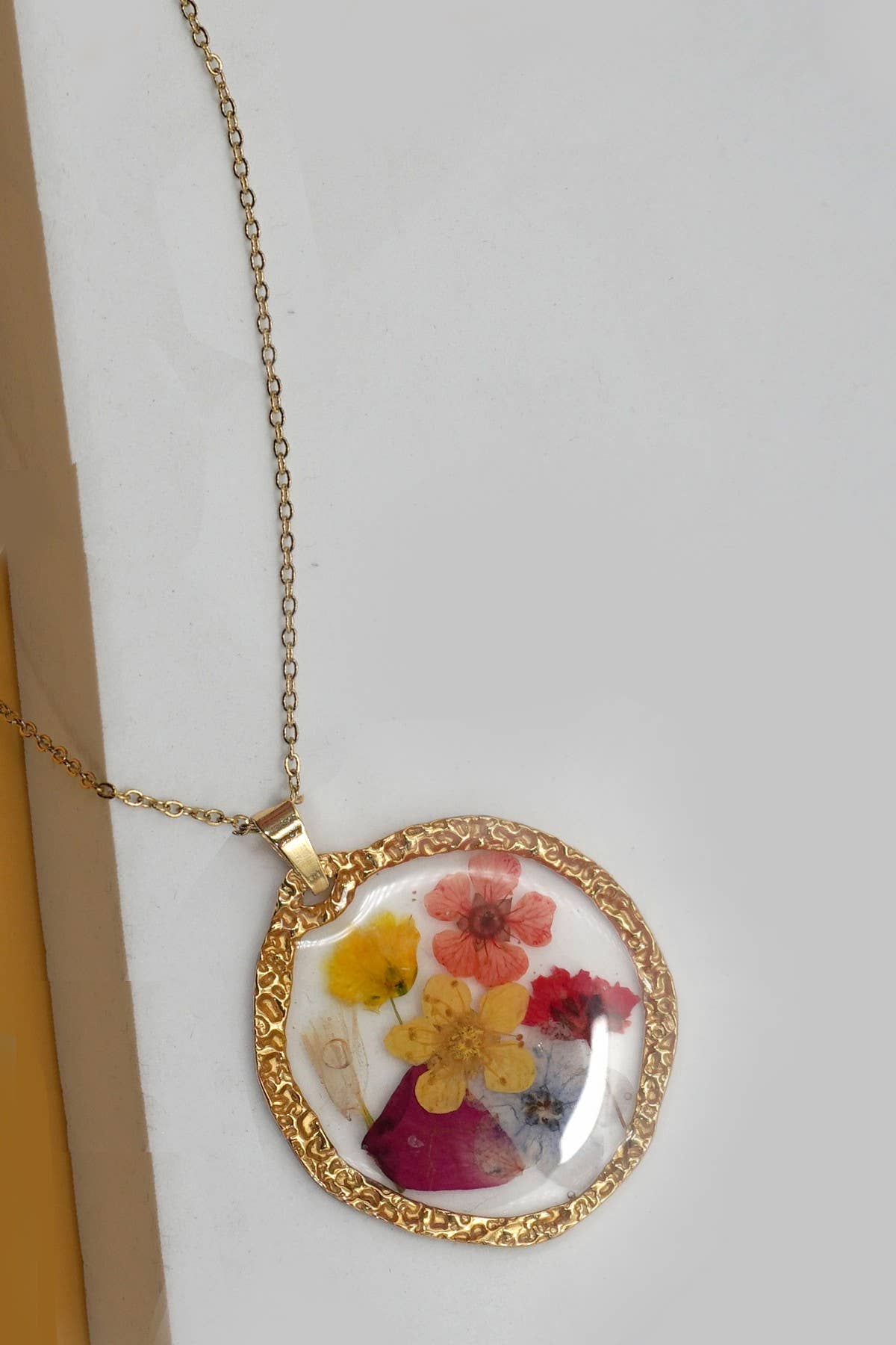 Stainless Steel Tarnish Free Flower Necklace