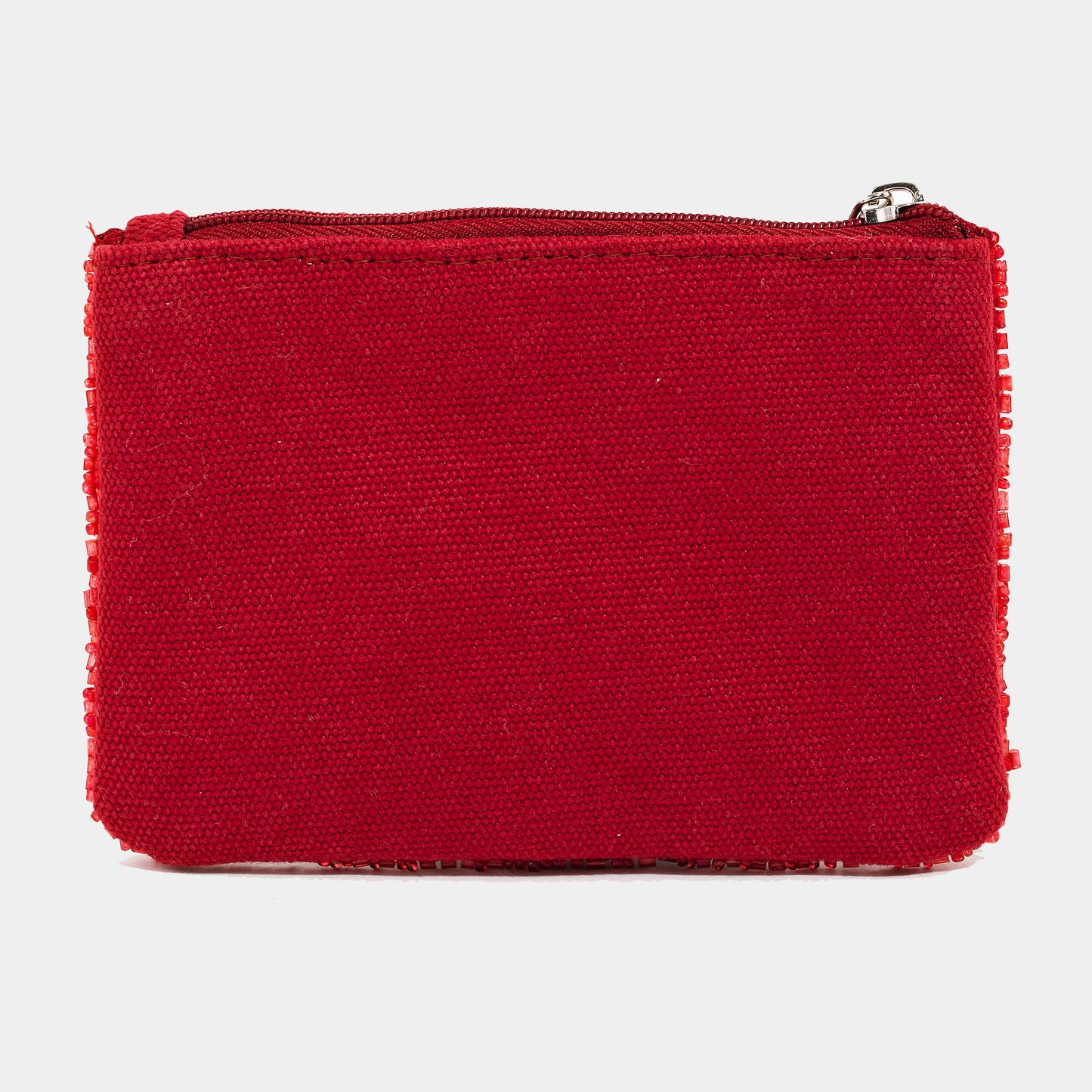 Wines Seed Beaded Coin Purse