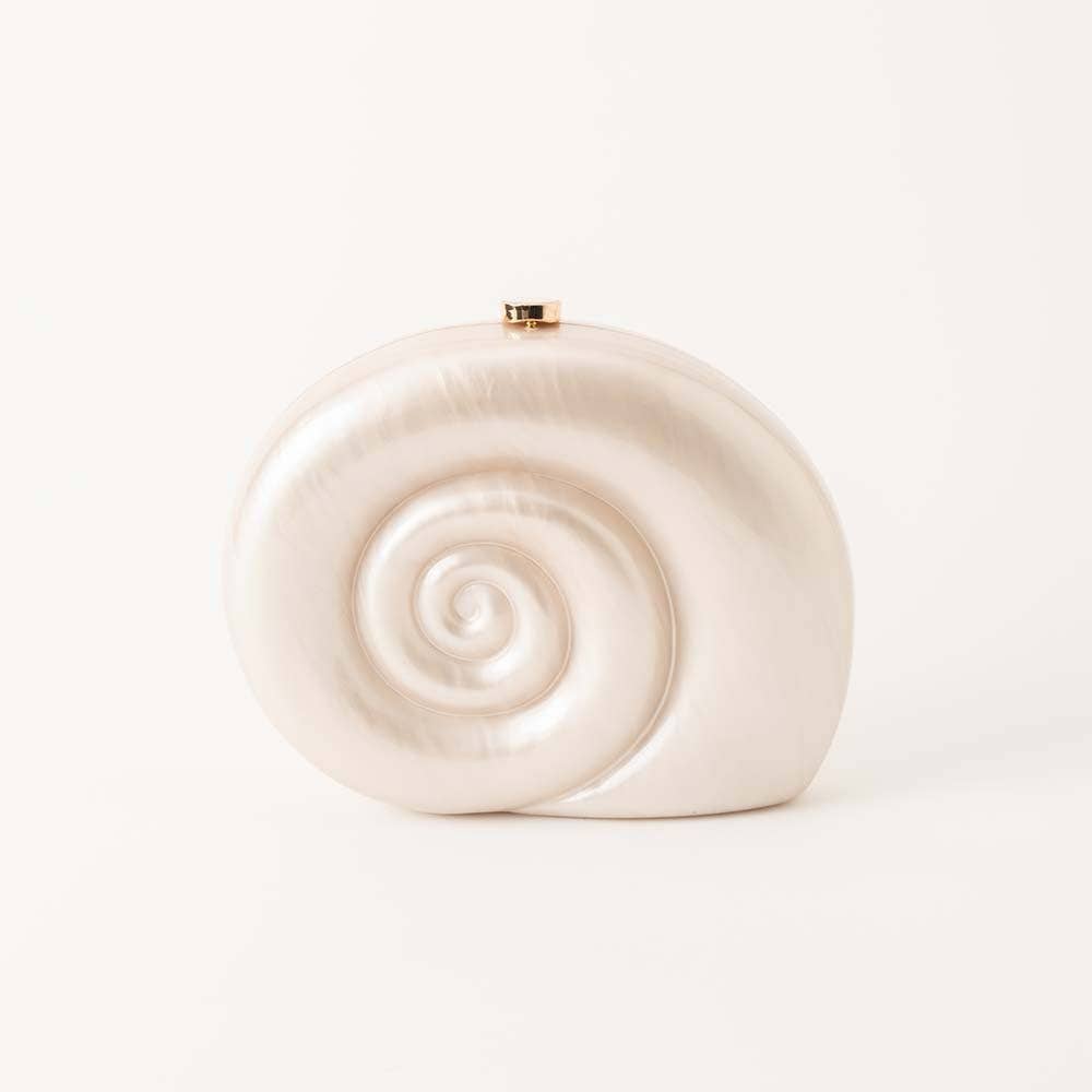 Women's Single Shoulder Crossbody Bag Shell Acrylic Clutch