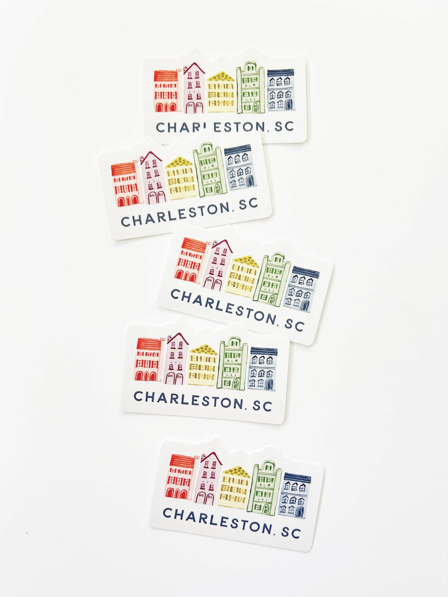 Watercolor Rainbow Row Sticker