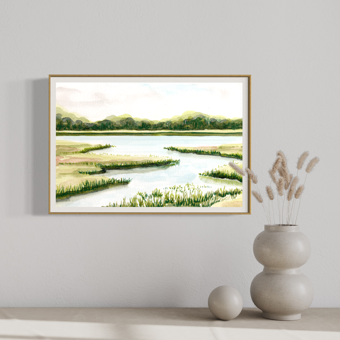 Beside the Still Waters Art Print