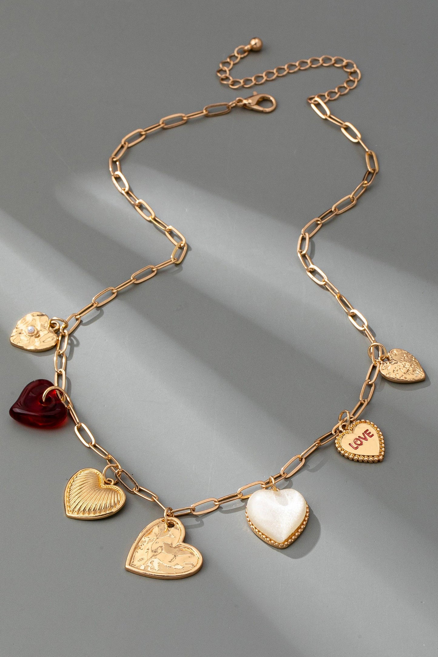 Heart Love Charm Necklace