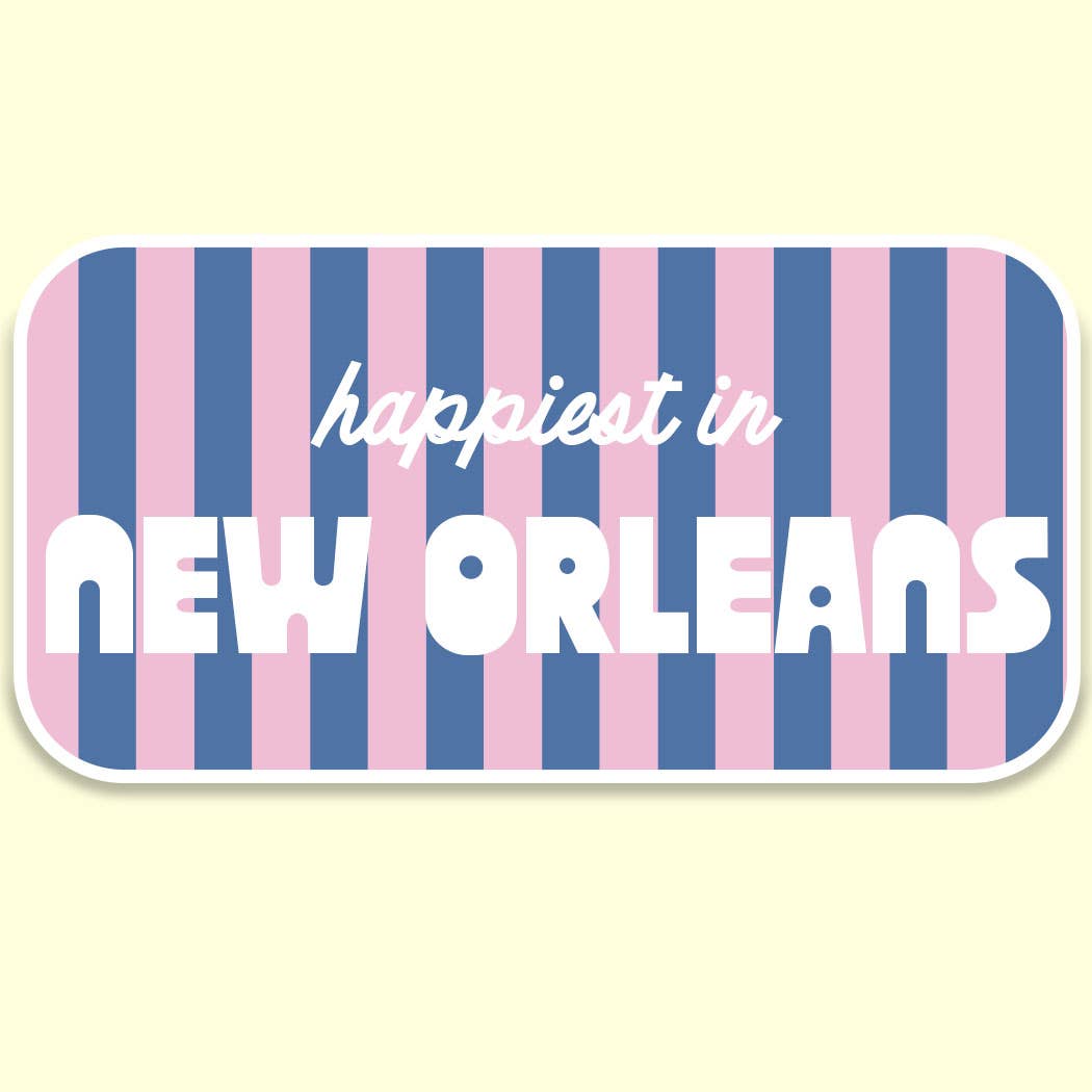Striped Charleston City Sticker