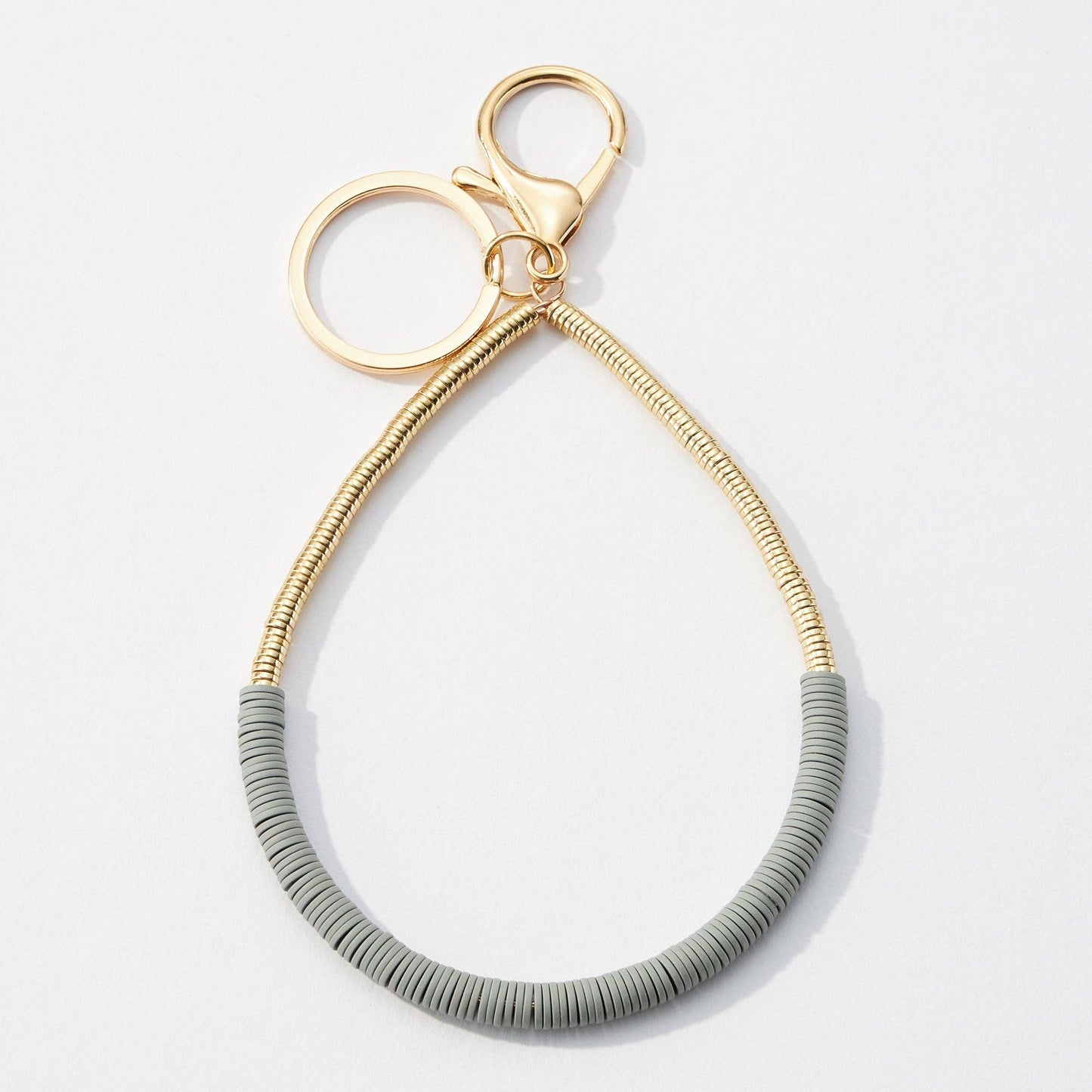 Silicone Coated Disc Wristlet Keychains