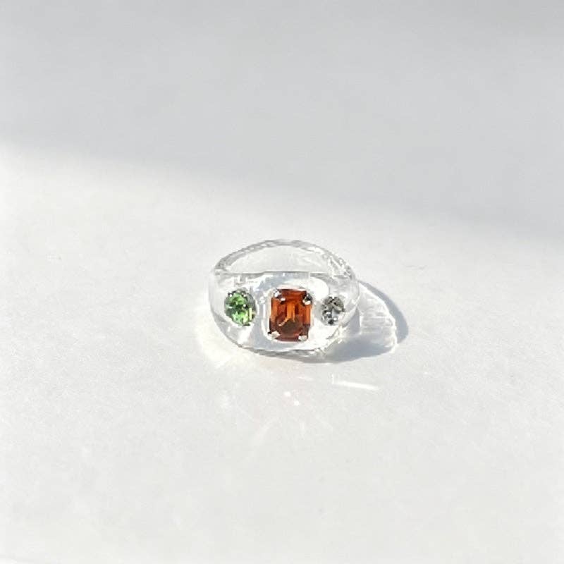 Chunky Gem Ring