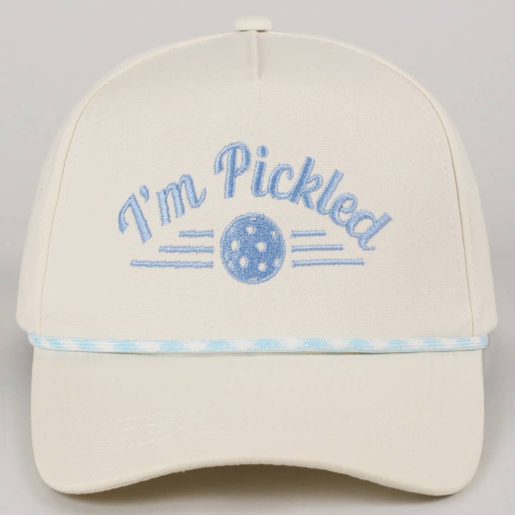 I'm Pickled Pickleball Embroidery Trucker Hat