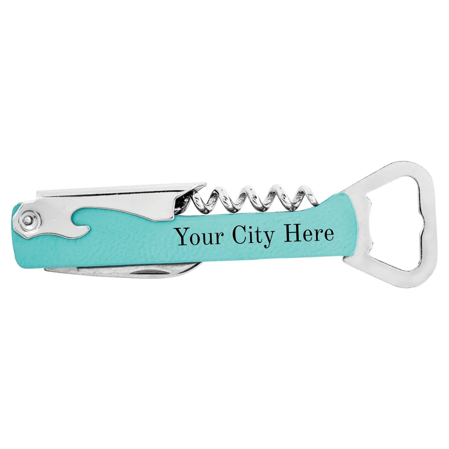 Charleston, SC Custom Engraved Bottle Opener & Corkscrew