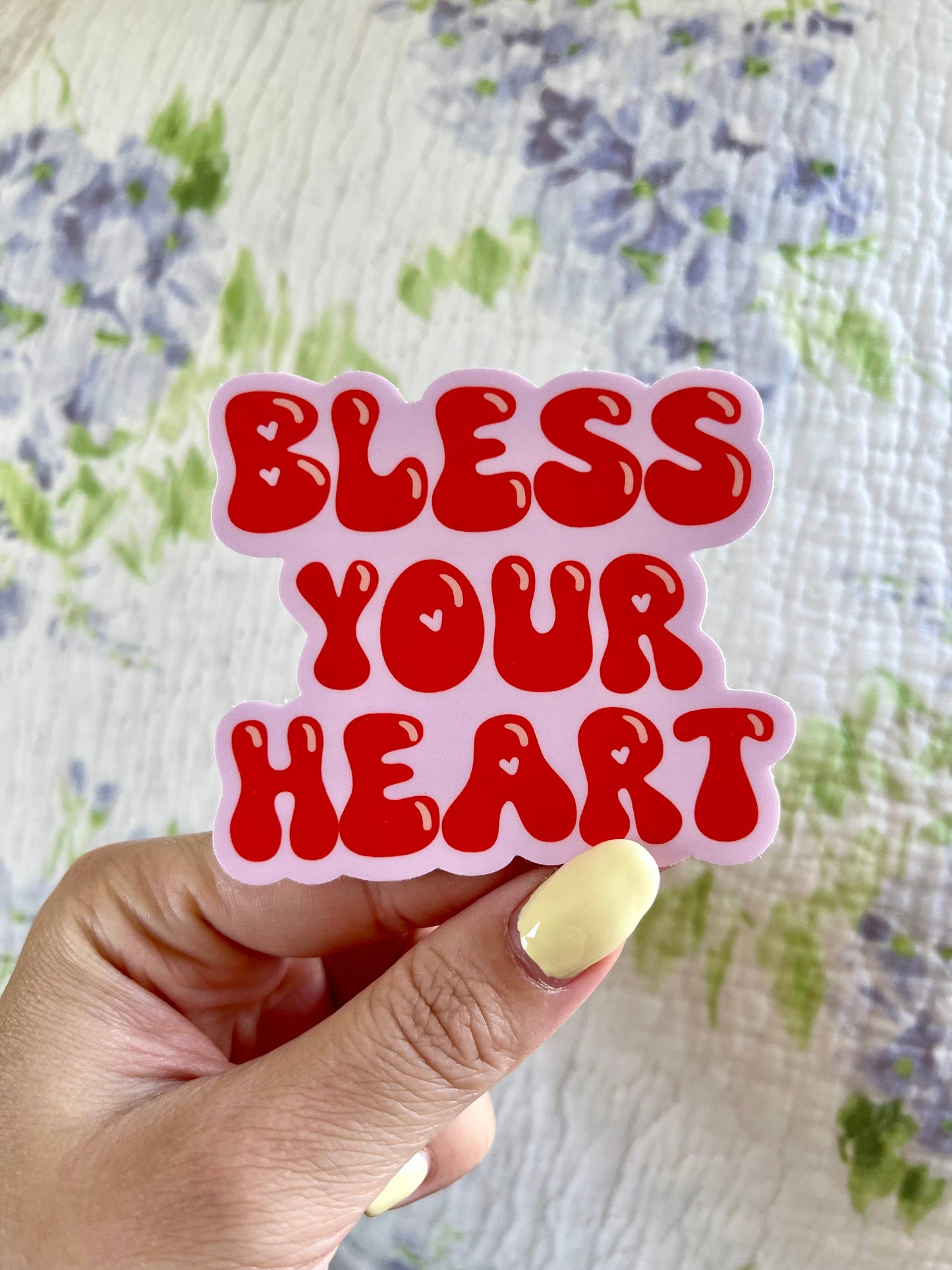 Bless Your Heart Funny Southern Saying Vinyl Sticker