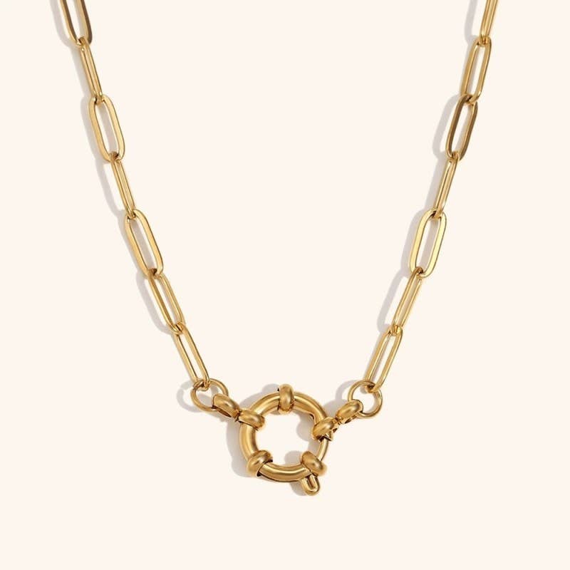 18K STAINLESS STEEL TARNISH FREE CHAIN NECKLACES | 40NK9468