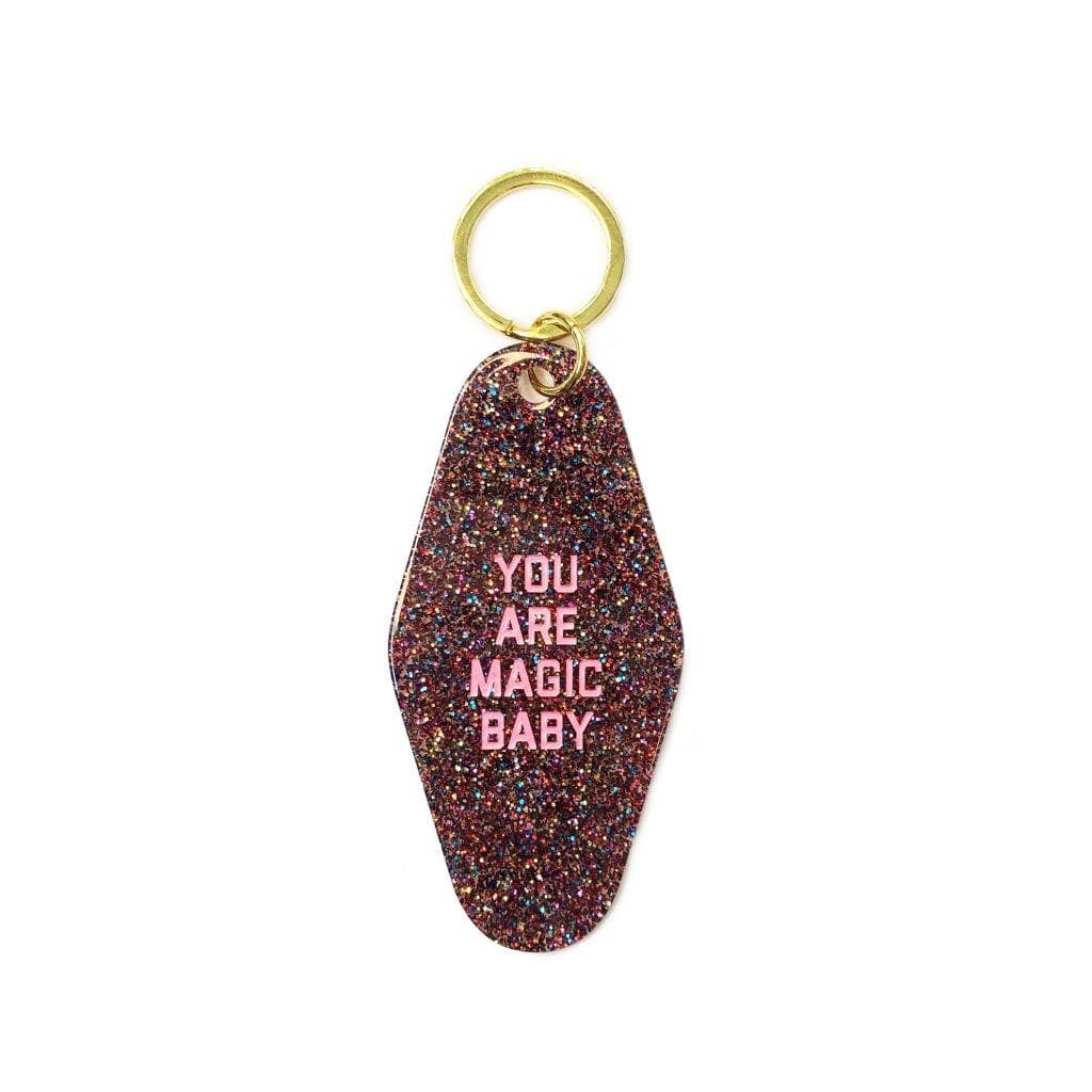 You Are Magic Baby Glitter Motel Keychain