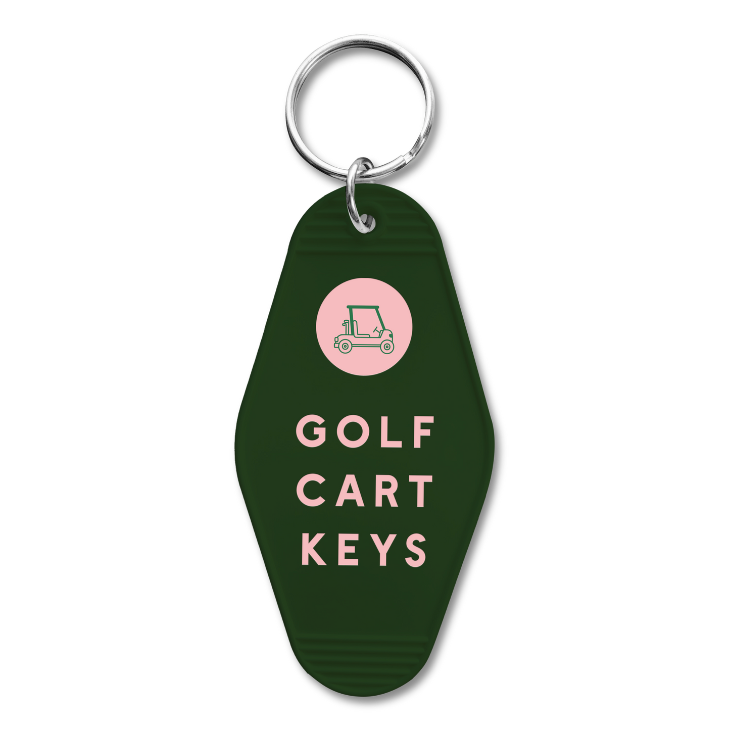 Golf Cart Keys - Retro Hotel Keychain