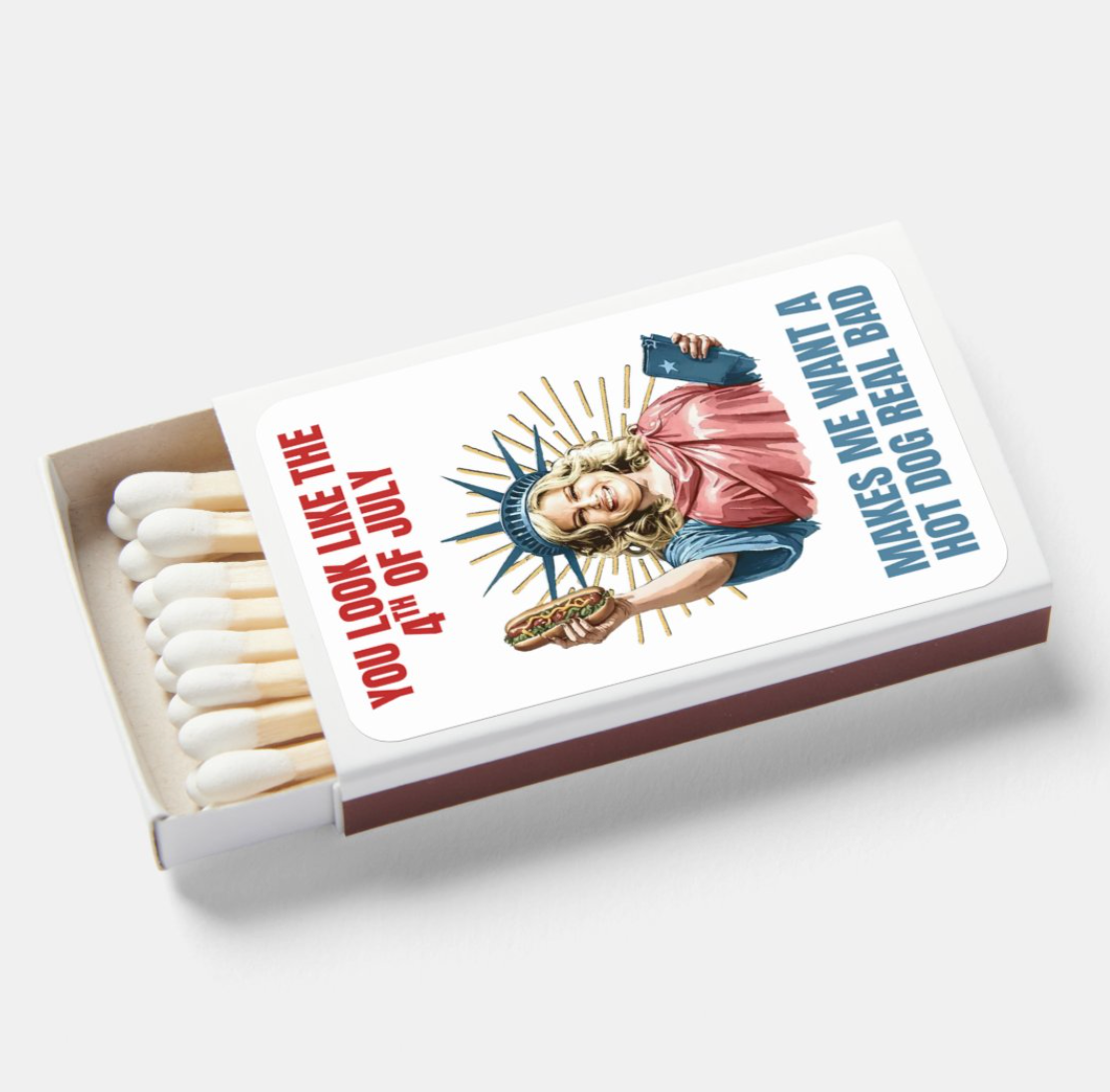 Fourth of July Match Box