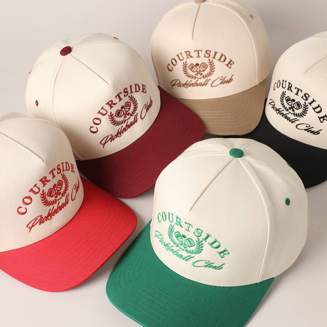 Courtside Pickleball Club Two Tone Trucker Hat
