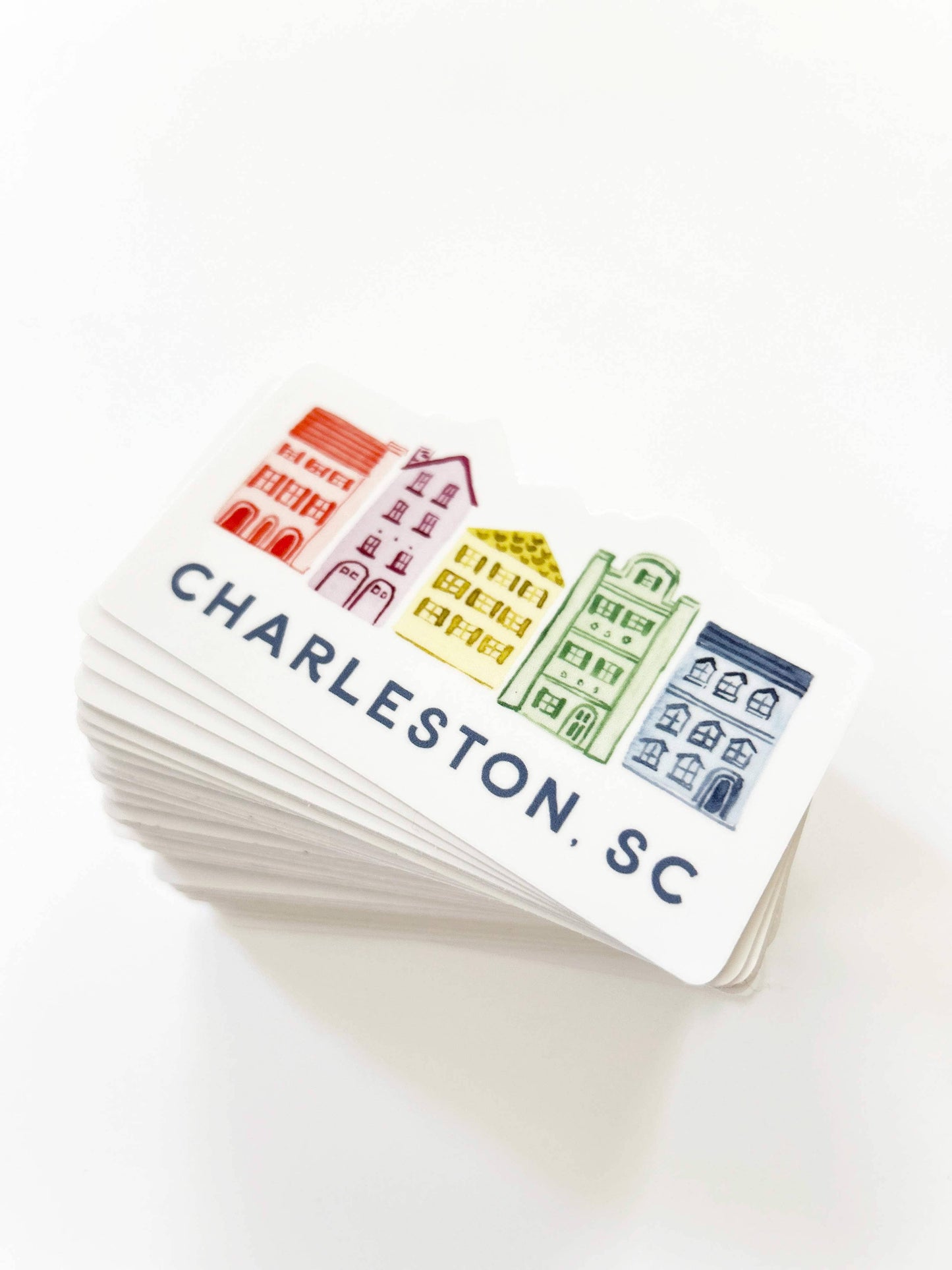 Watercolor Rainbow Row Sticker