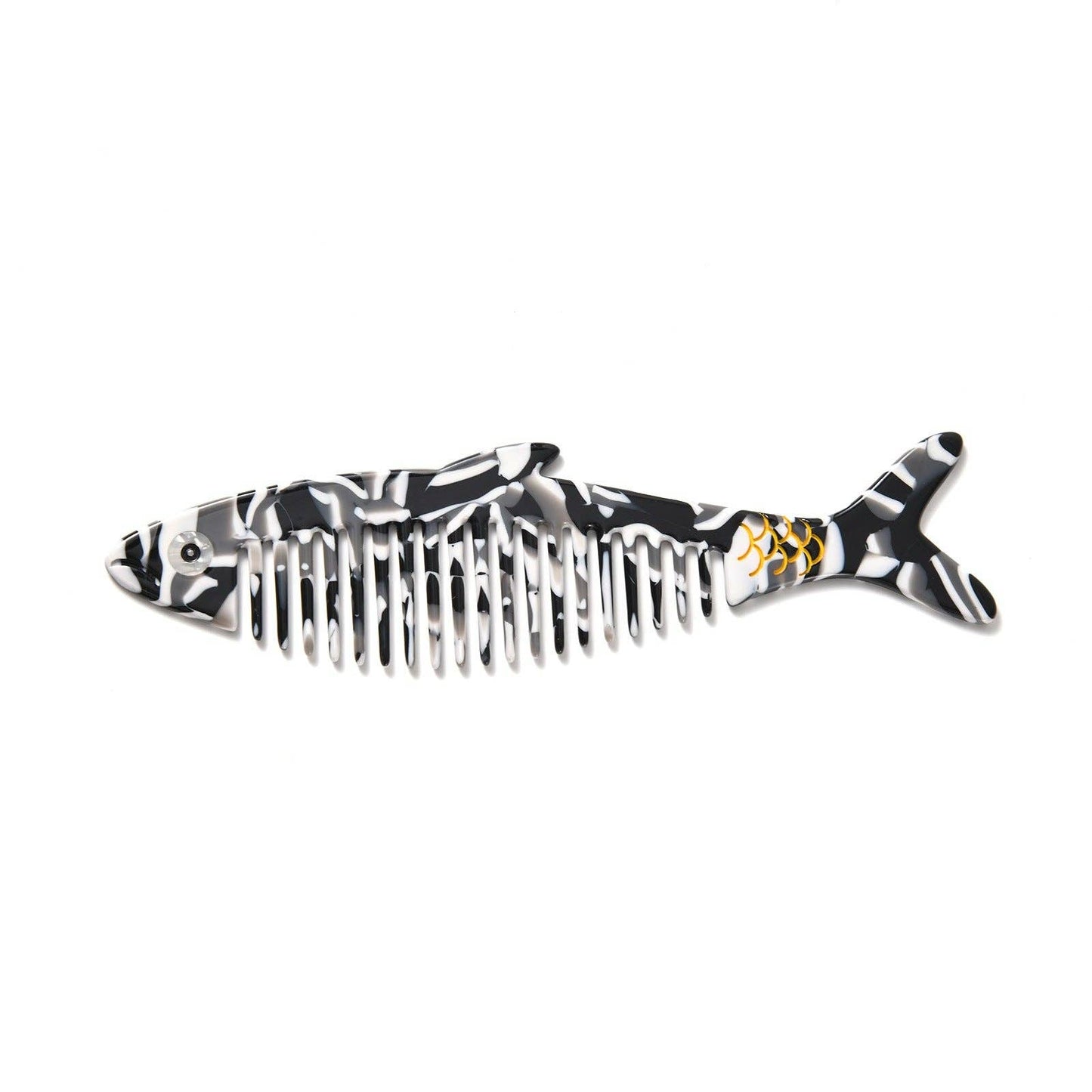 Stylish Fish Shape Portable Acetate Hair Combs