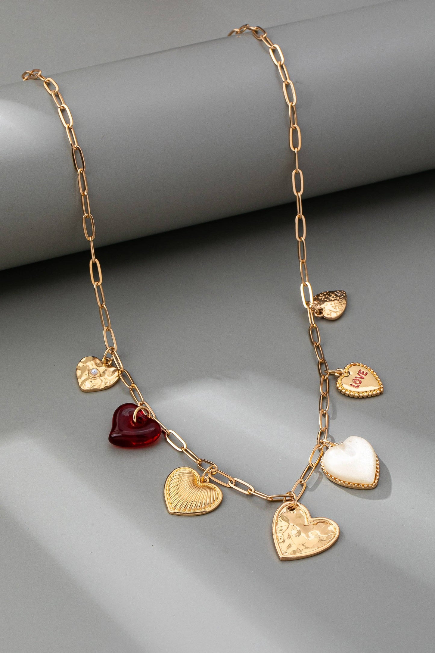 Heart Love Charm Necklace