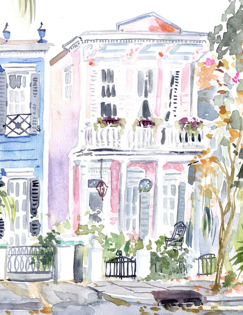 "Esplanade Disco" Watercolor Fine Art Print