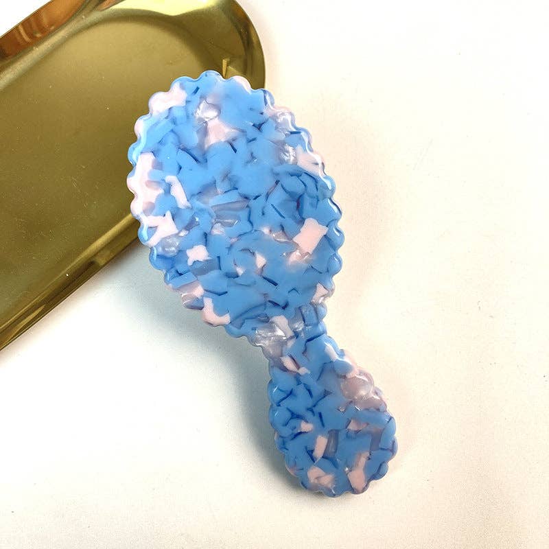 Stylish Colorful Oval Acetate Air Cushion Combs