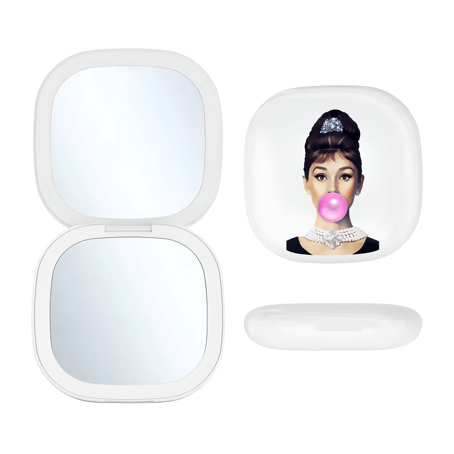 Audrey -LED Compact Mirror