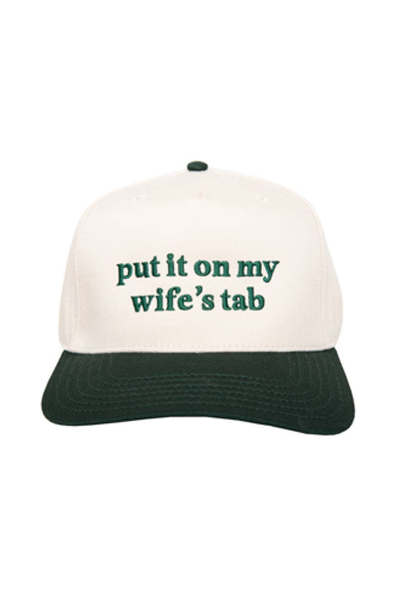 Put It On My Wife's Tab Trucker Hats