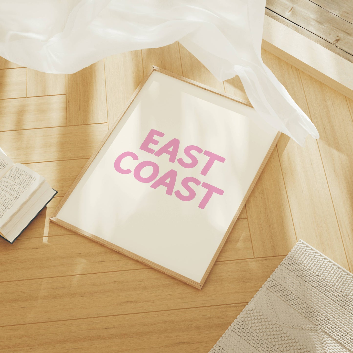Pink East Coast Print