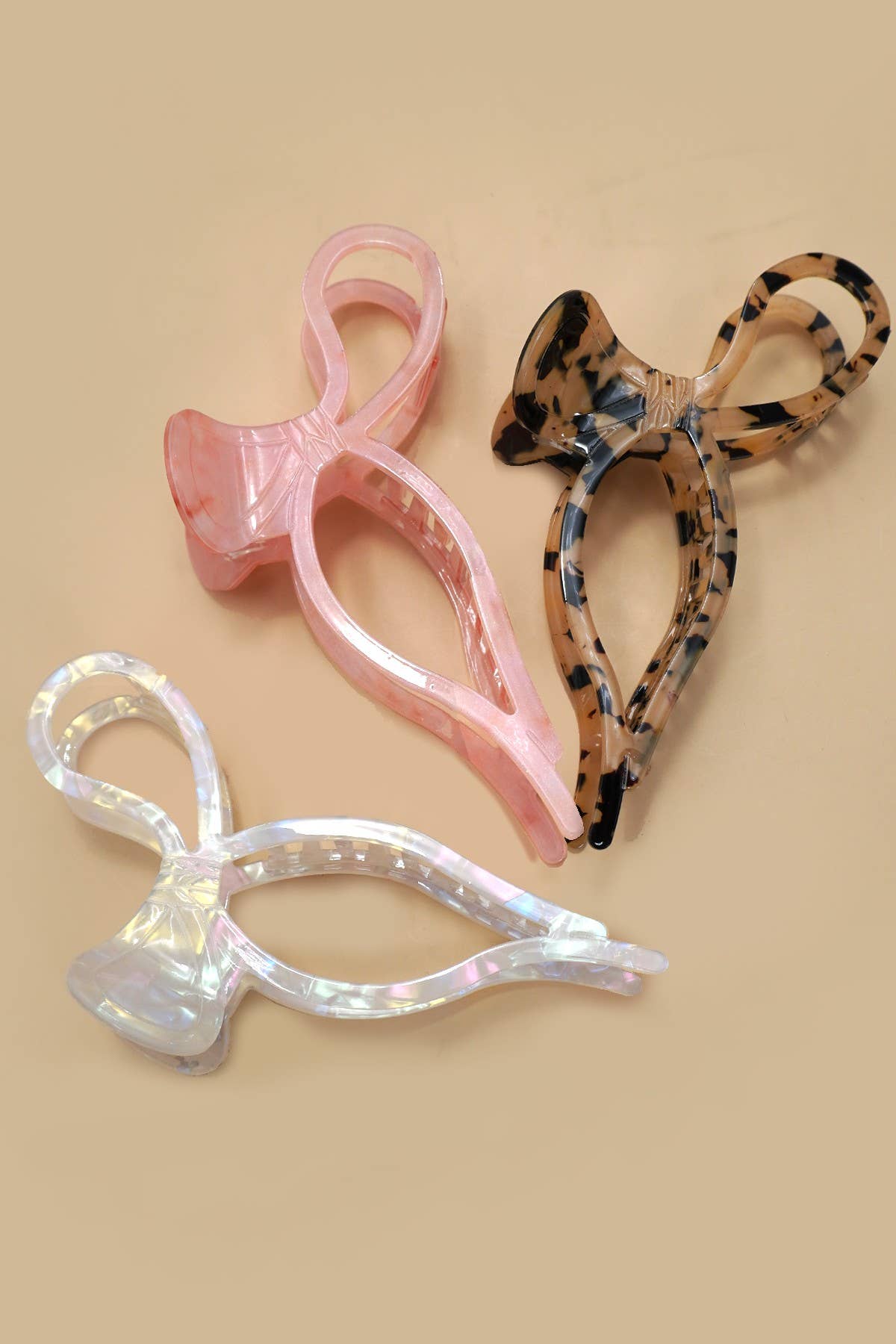 Large Bow Hair Claw Clip