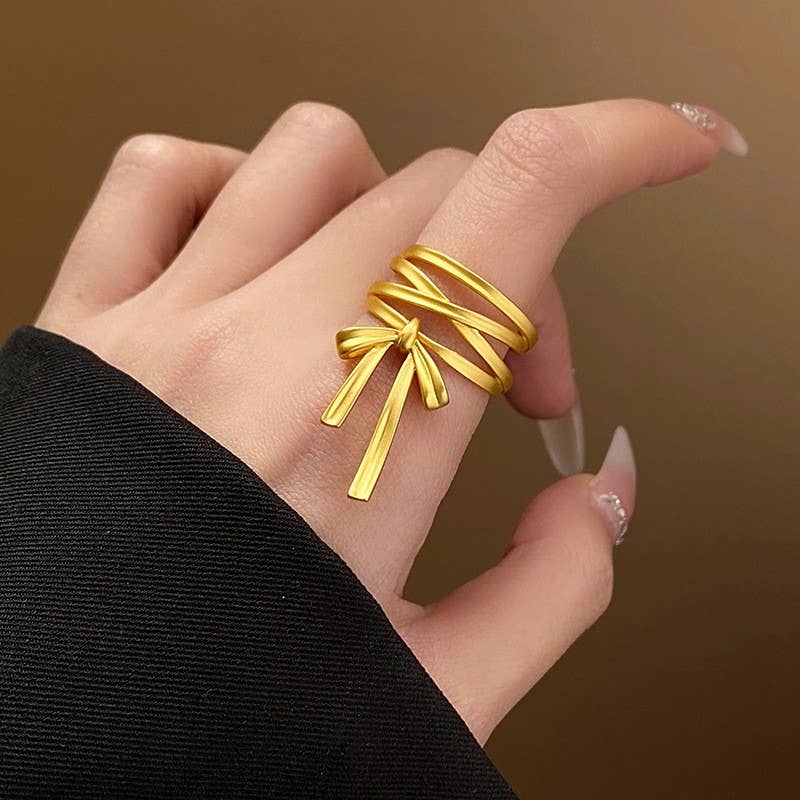 Bold Wrap Bow Ring