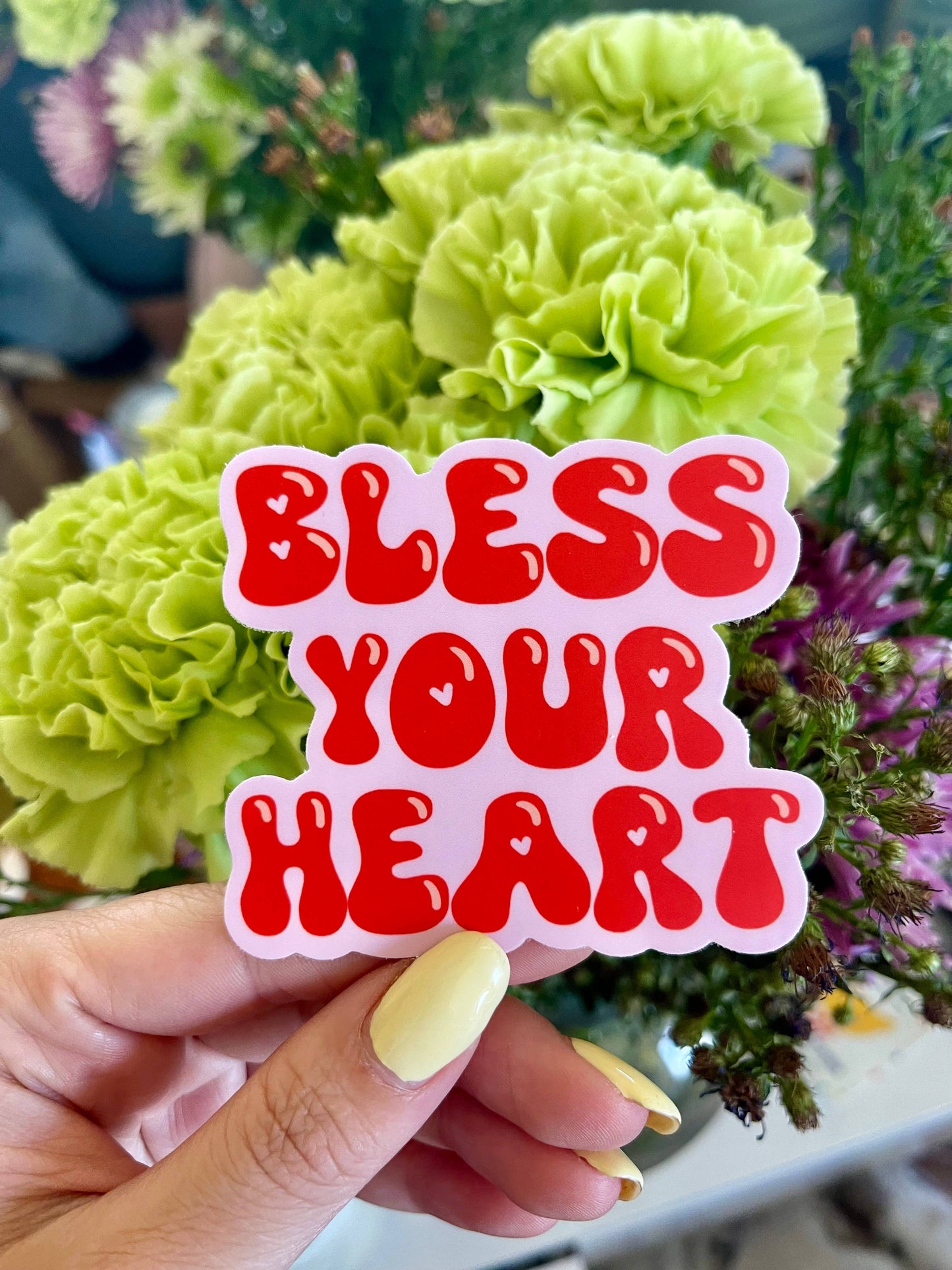 Bless Your Heart Funny Southern Saying Vinyl Sticker
