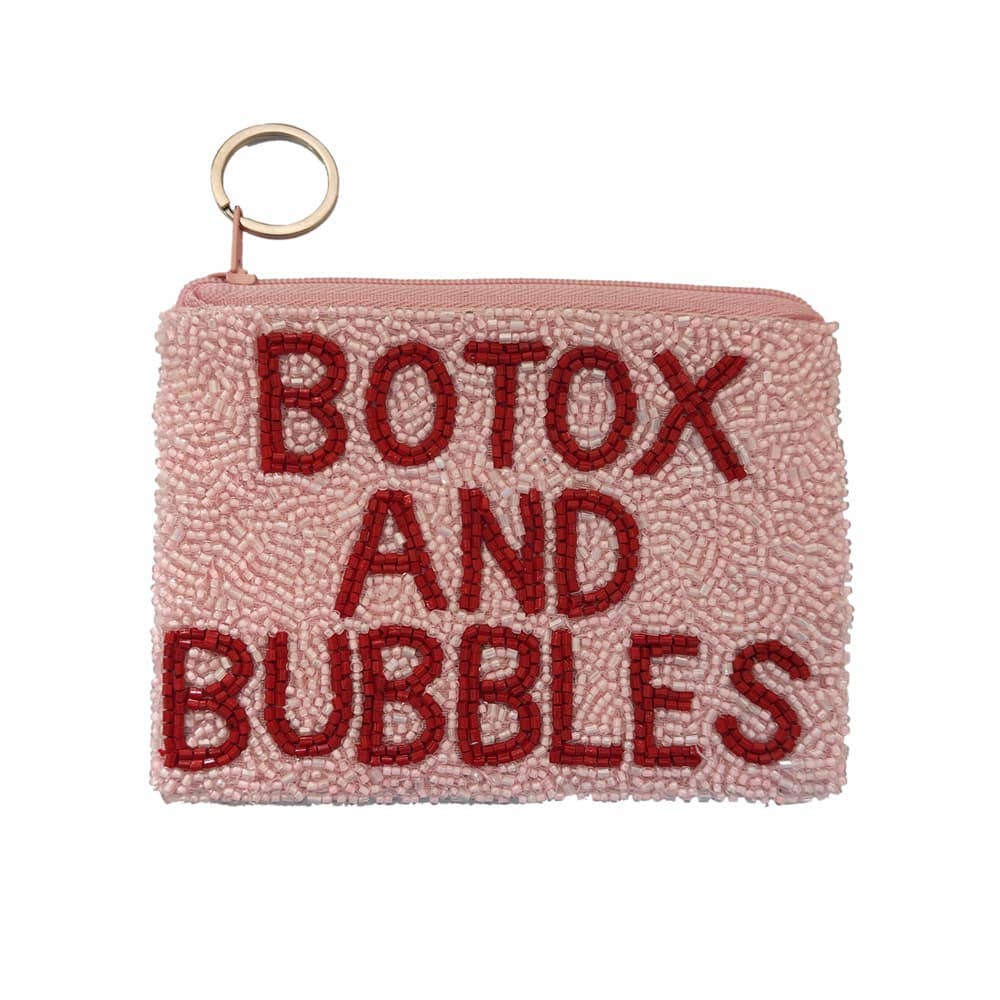 Botox & Bubbles Coin Purse
