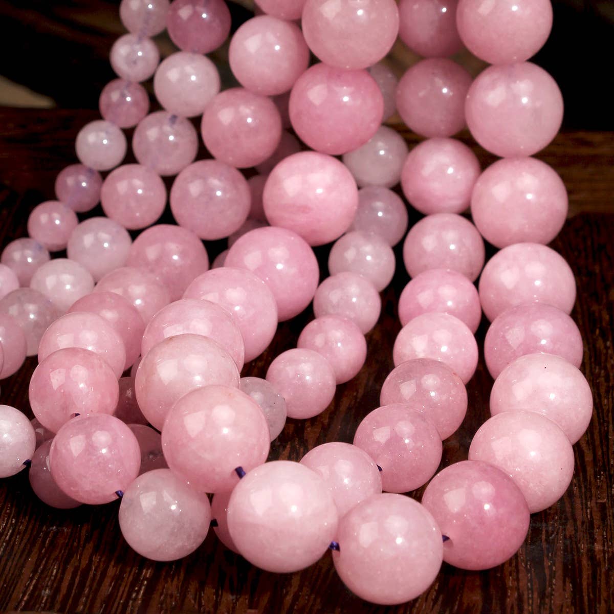 Purple-Pink Beaded Versatile Necklace