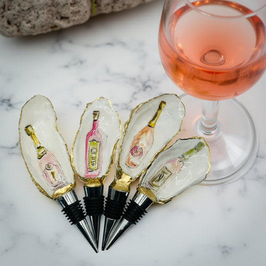 Rosé All Day Oyster Shell Wine Stopper