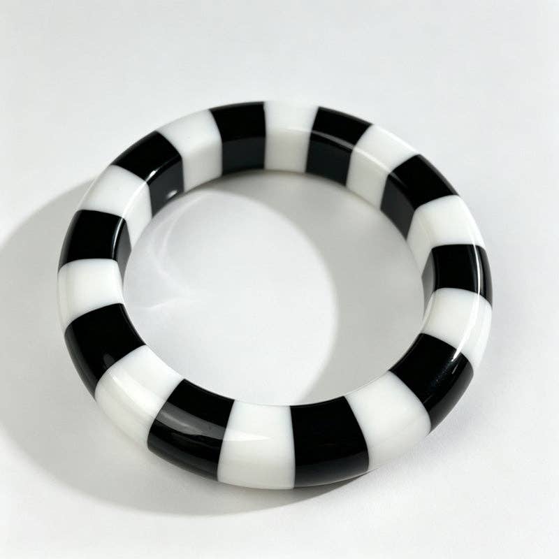 Striped Chunky Bangle