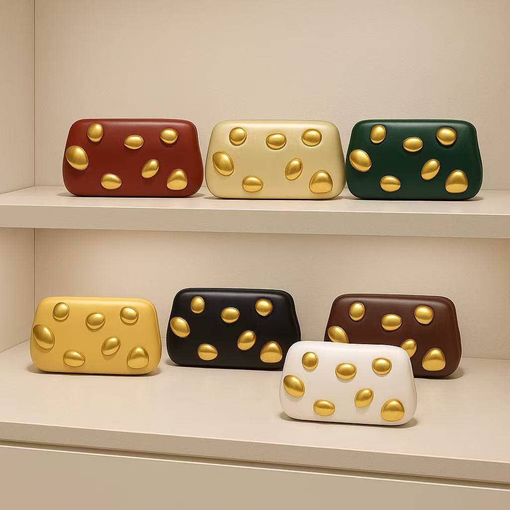 Women's Shoulder Crossbody Bag With Studs